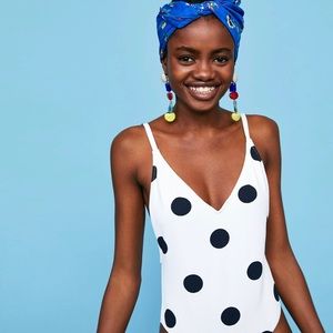 Zara polka dot swimsuit